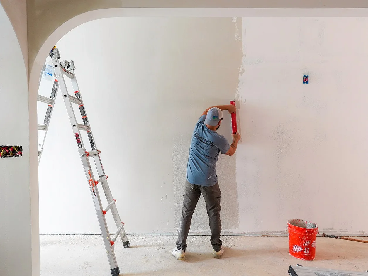 A Ceballos crew member on site in Tampa
