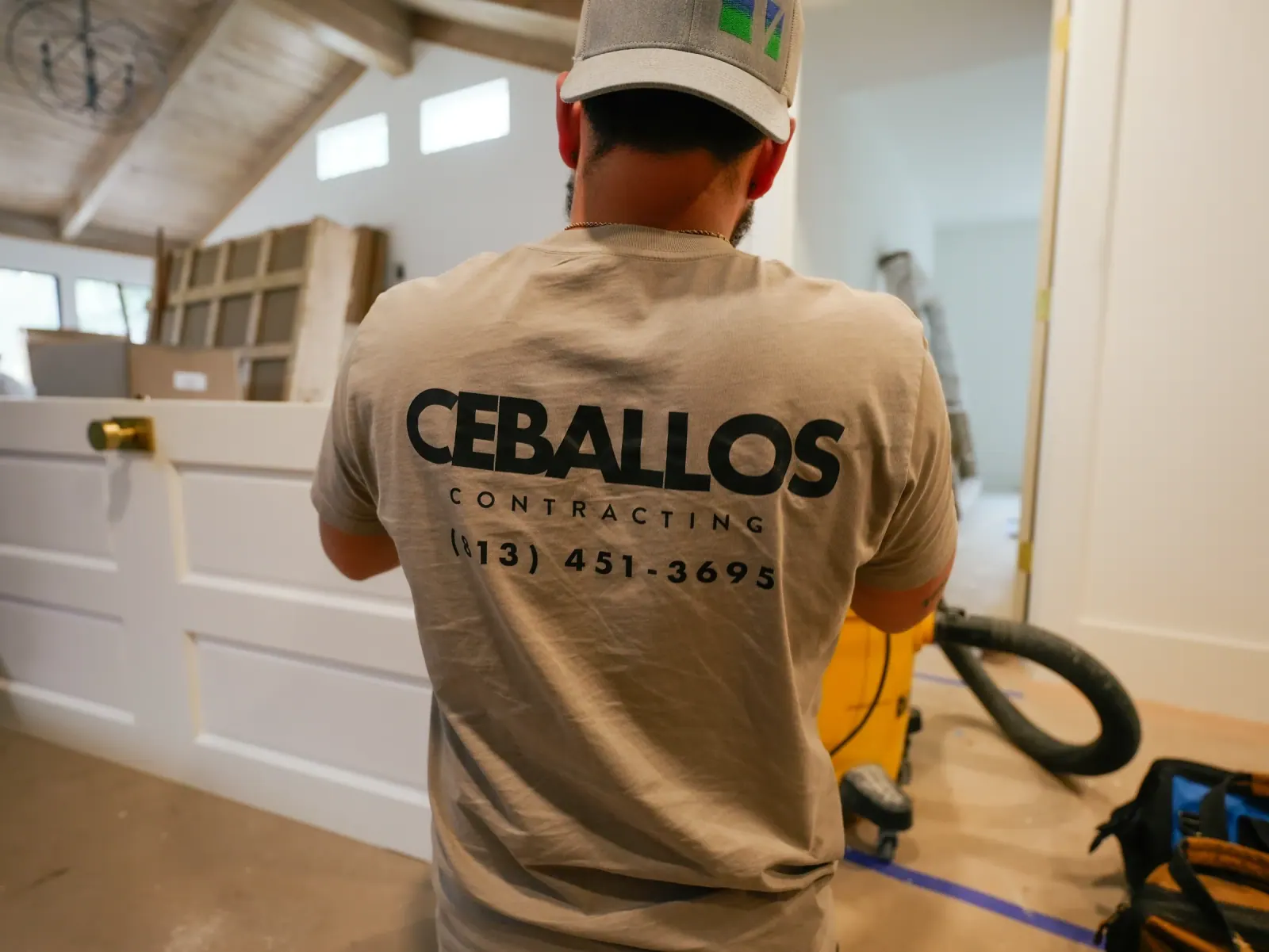 Ceballos crew on a kitchen job